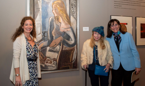 Inauguración de la exposición de José Caballero