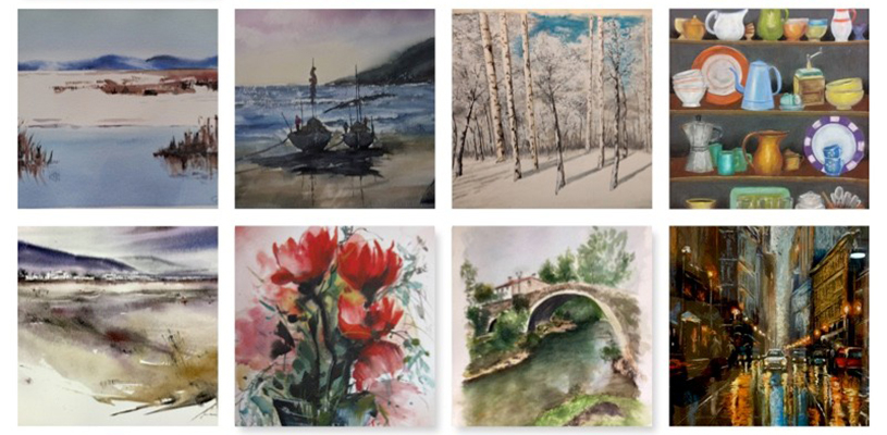 Exposición: LUZ Y COLOR. Exposición de obras en acuarela y pastel