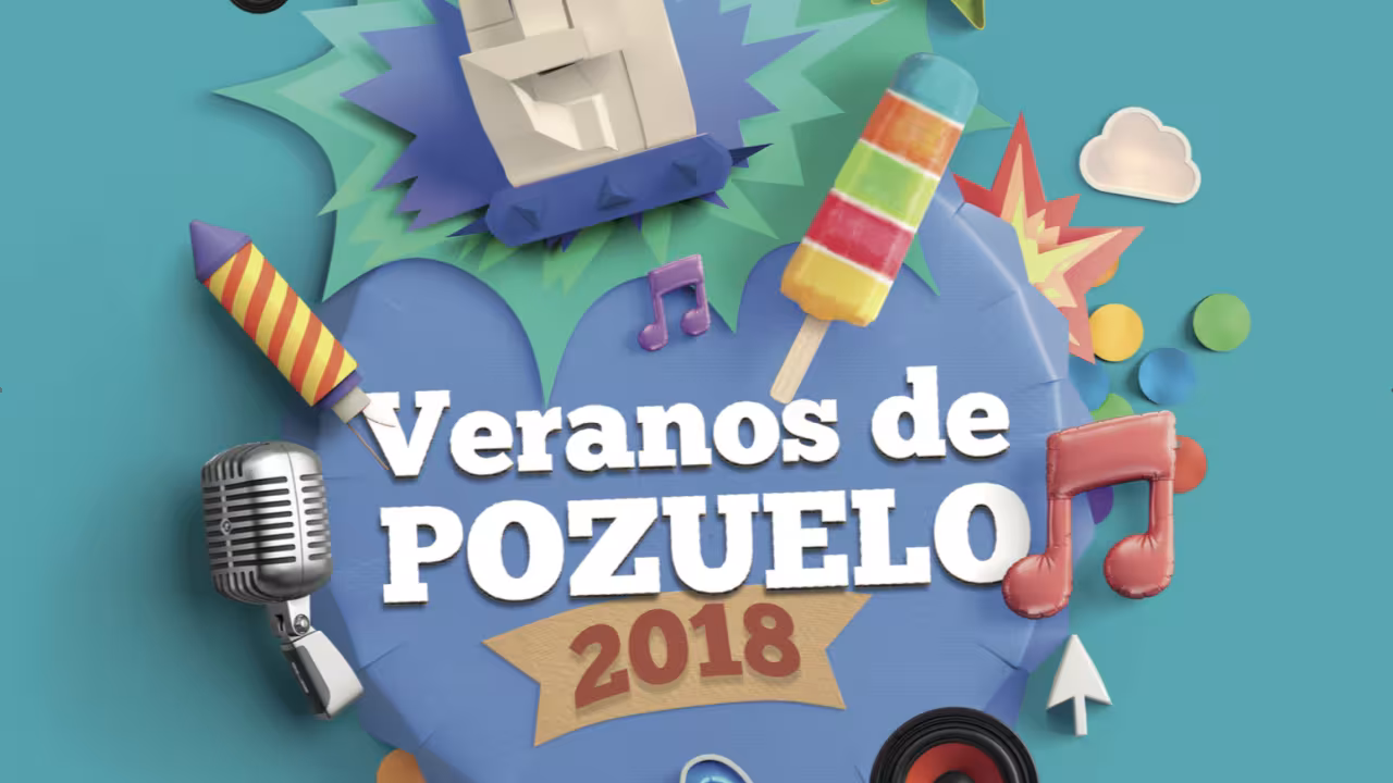 Cartel Veranos de Pozuelo 2018