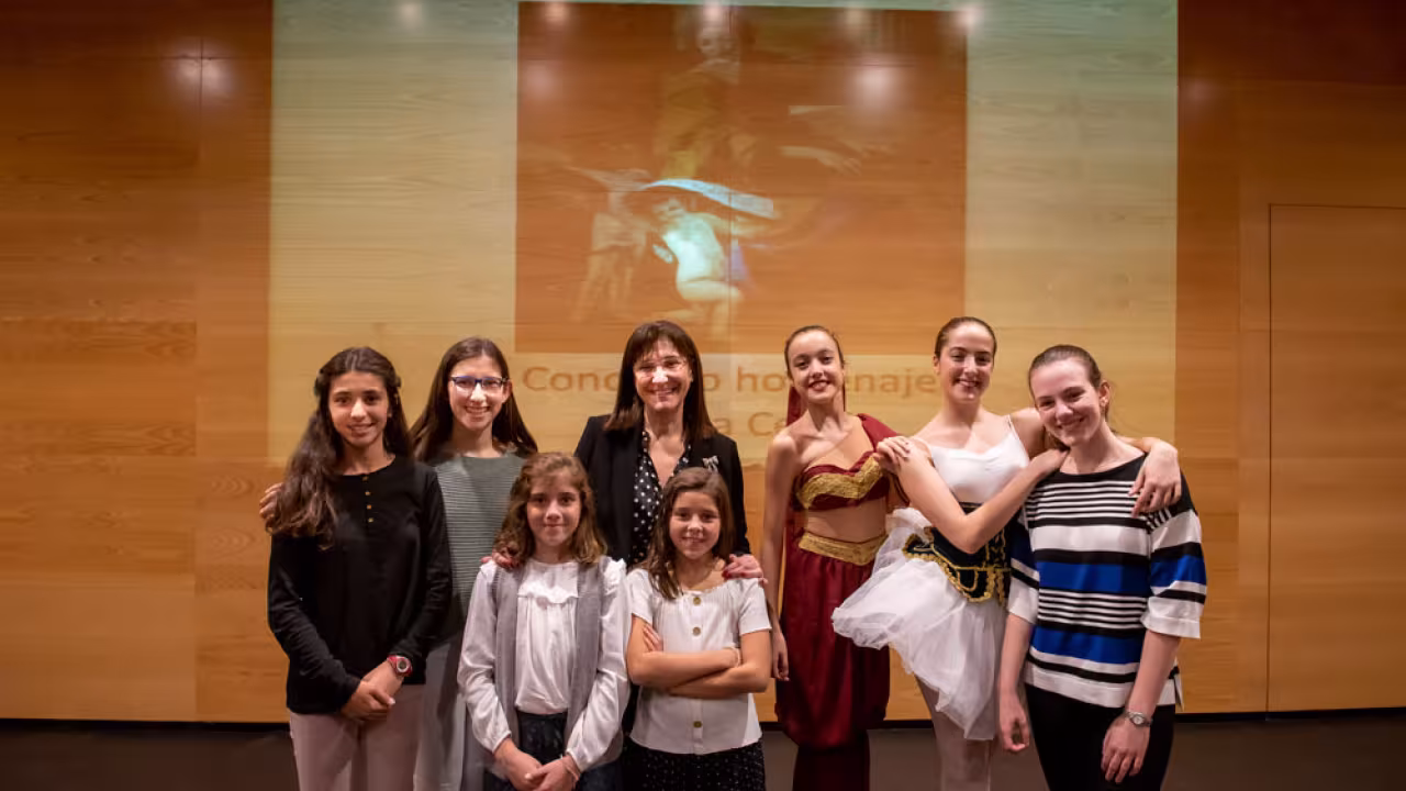 La alcaldesa en los premios excelencia