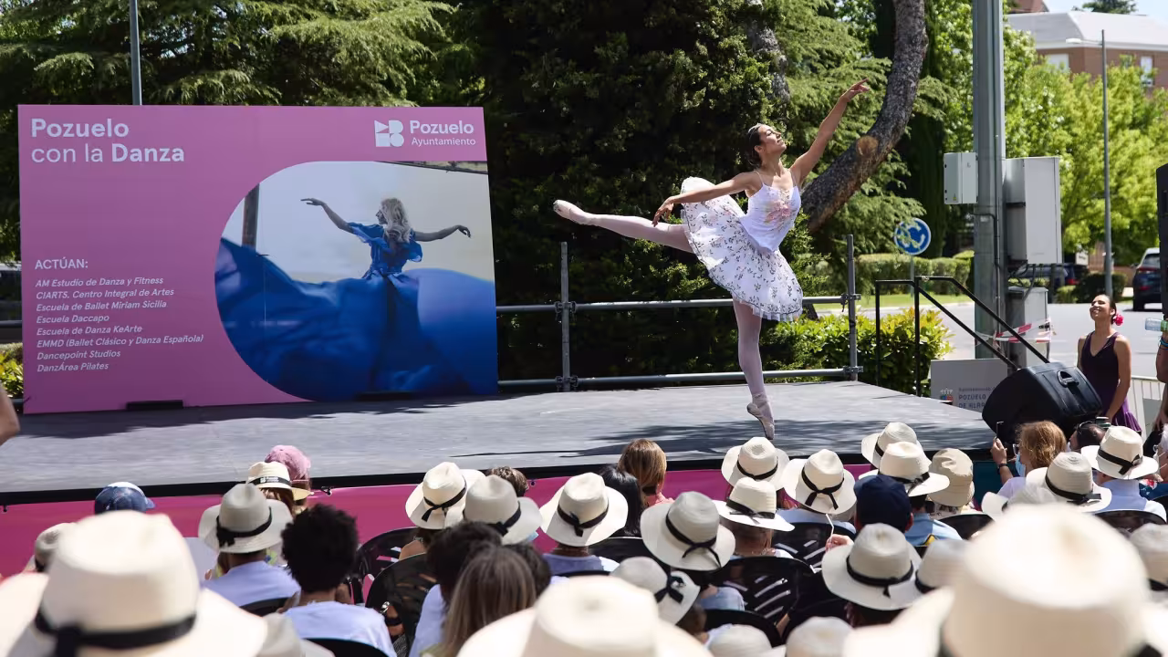 Una de las escenas del espectáculo de Danza