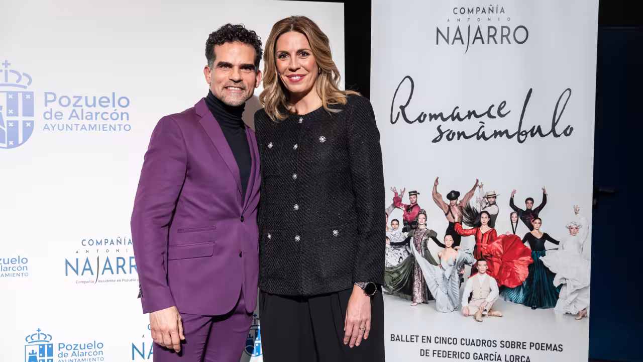 La alcaldesa, Paloma Tejero junto a Antonio Najarro