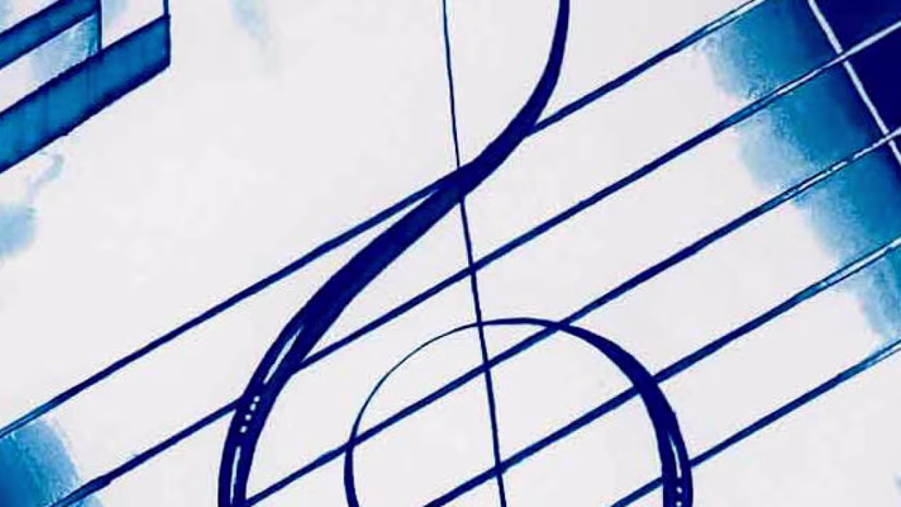 Cuerdas y notas musicales