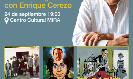 Cartel con la programación del Ciclo Miradas al Cine Español
