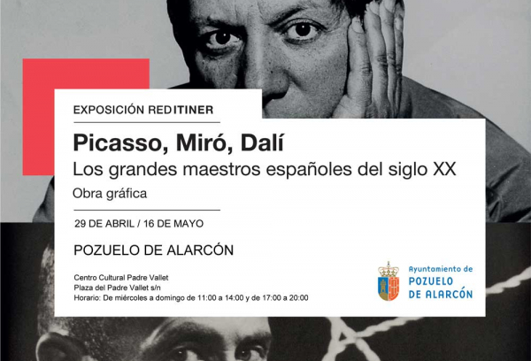 Exposición Miró, Dalí, Picasso